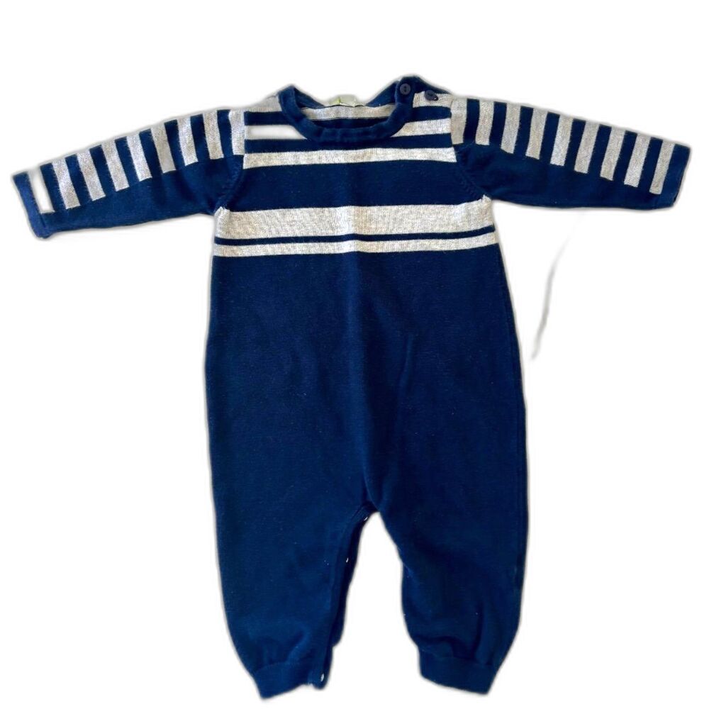 ✨ Le Top Premium 100% Cotton Striped Knit One-Piece Romper ✨